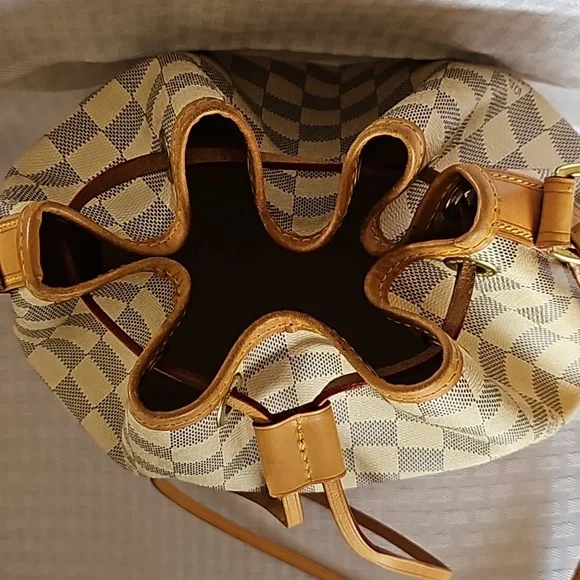 AUTHENTIC LOUIS VUITTON DAMIER AZUR NOÉ BB - Picture 3 of 16